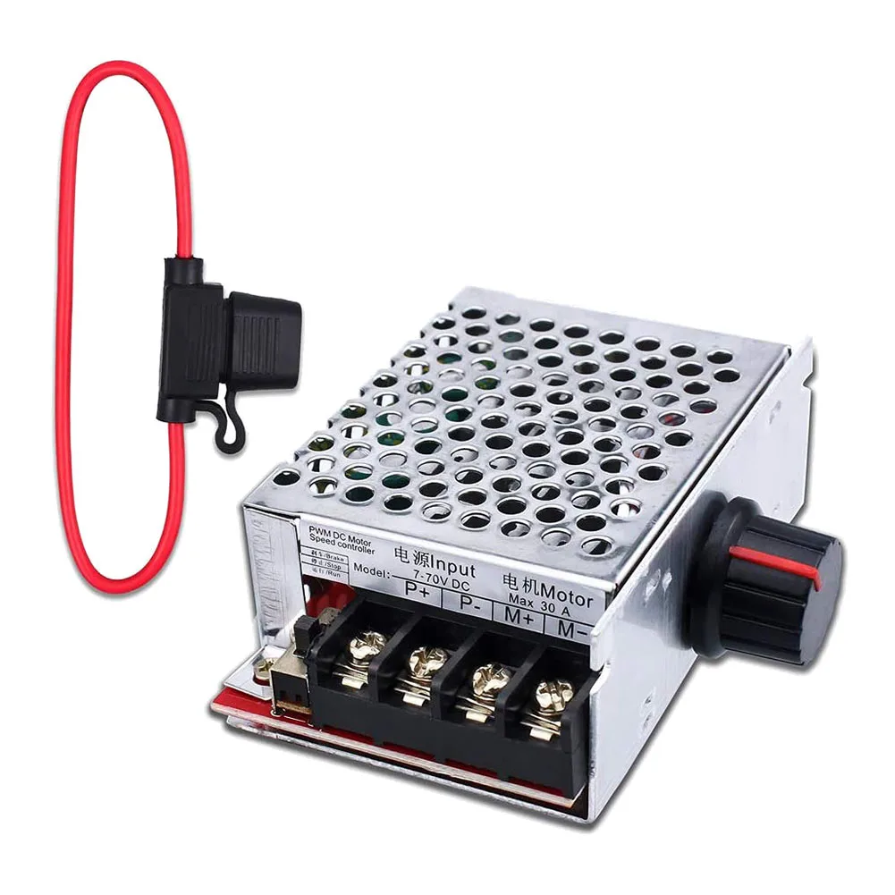 7-70 в 30 А устройство управления переключателем ШИМ 12 В 24 36 48 с предохранителем