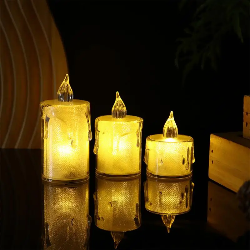 

Candle Simple Illumination Night Light Fashion Portable Led Electronics Household Tear Tea Wax Beautiful Comfortable Practical