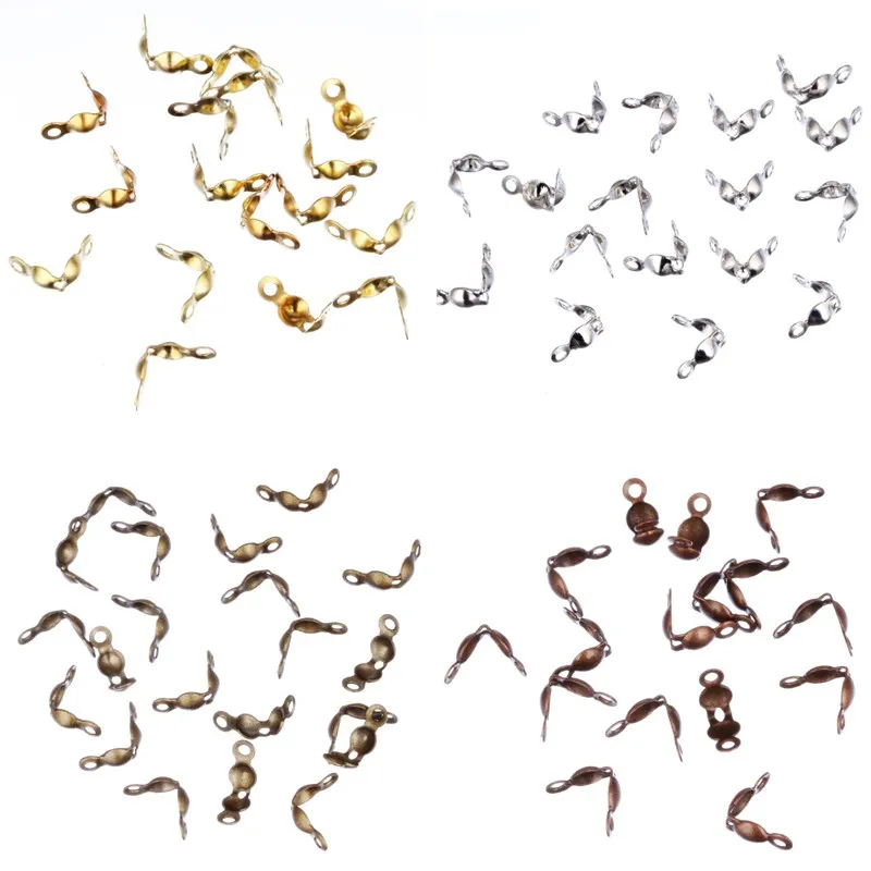 200 шт. 4*8 мм соединительная застежка фитинг шариковая цепочка обжимные бусины