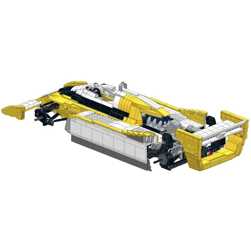 Классическая модель RS10 масштаб 1:8 Формула 1 реальные строительные блоки-кирпичи