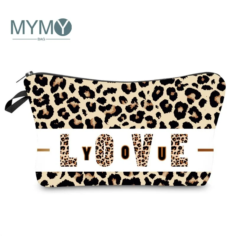 

Creative Makeup Bag Zebra Cow Leopard Print Women's Cosmetic Bag Women Toiletries Organizer Outdoor Female Make Up Storage Purse