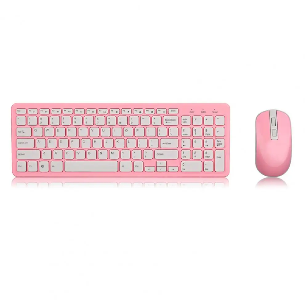 

Great Lightweight Widely Compatible 2.4GHz Office Keyboard Mouse Computer Accessories Office Keyboard Wireless Keyboard