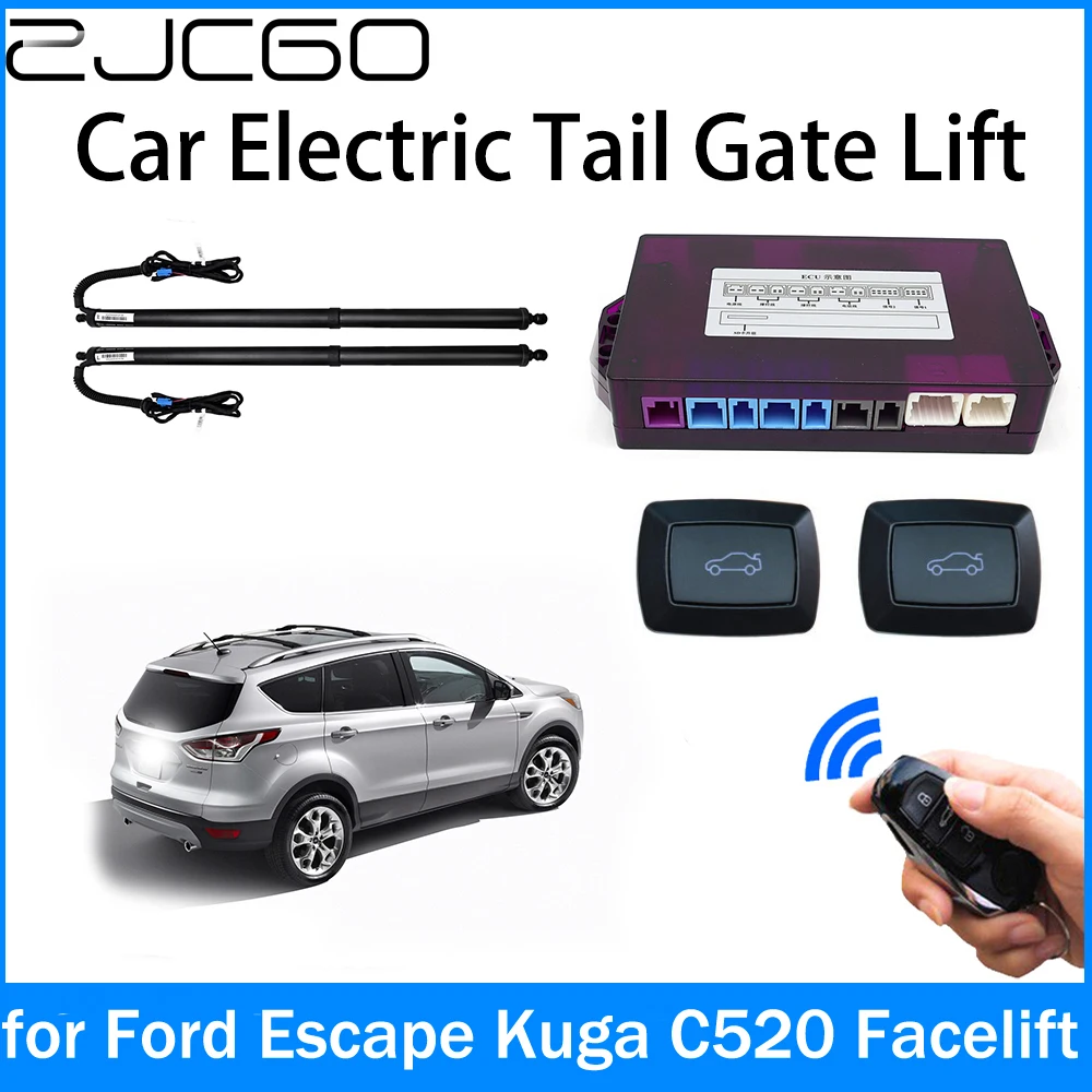 

Автомобильный багажник ZJCGO, электрическая всасывающая задняя дверь, интеллектуальная подъемная стойка багажника для Ford Escape Kuga C520 Facelift 2017 2018