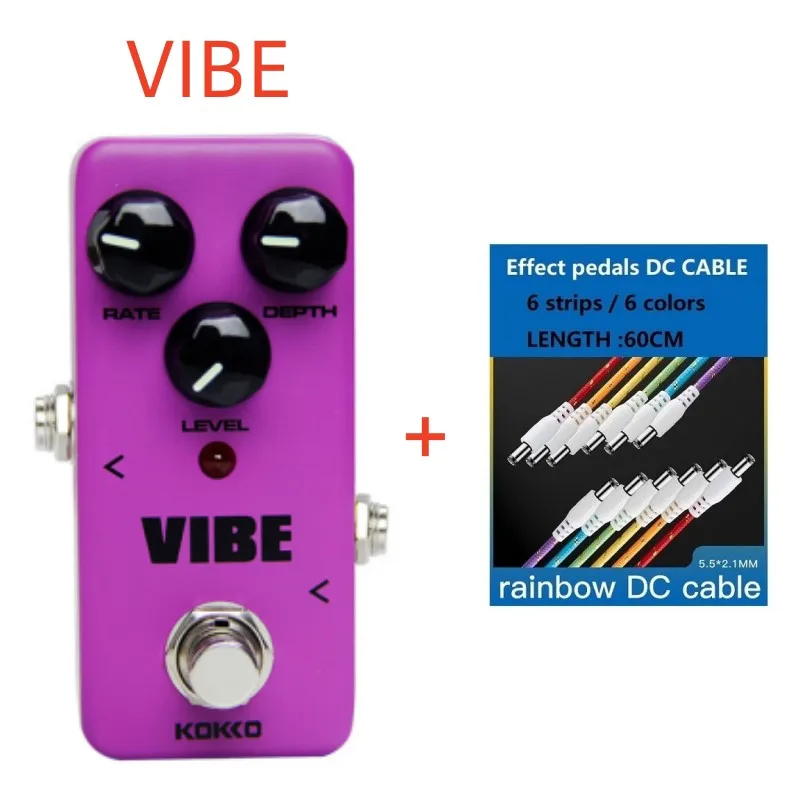 

Kokko FUV2 мини-педаль Vibe аналоговый роторный гитарный динамик, запчасти для гитары, педаль с эффектами, бесплатная доставка в подарок