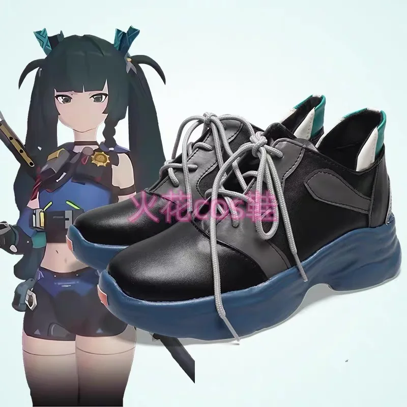 Игровая обувь Zenless Zone Zero Qing Yi для косплея индивидуальные ботинки