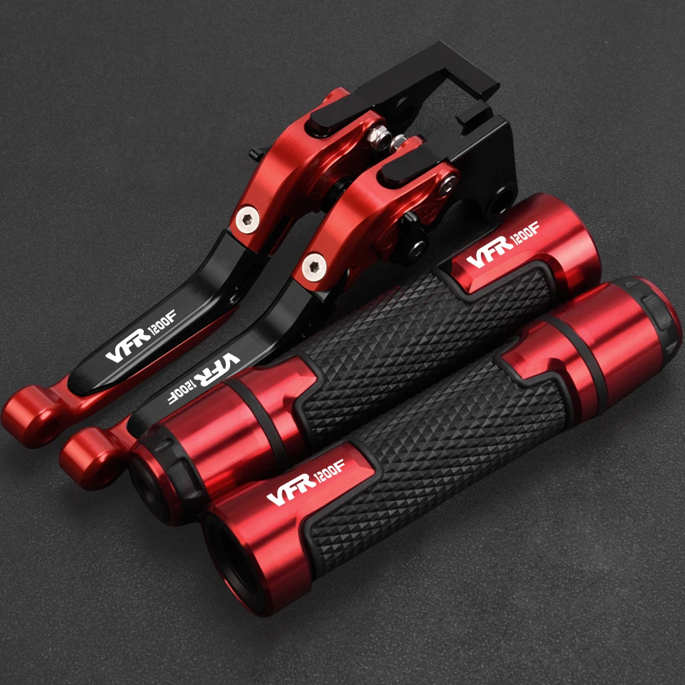 

Motorcycle CNC Brake Clutch Levers Handlebar grips For honda VFR1200 VFR1200F VFR 1200 1200F 2010 2011 2012 2013 2014 2015 2016