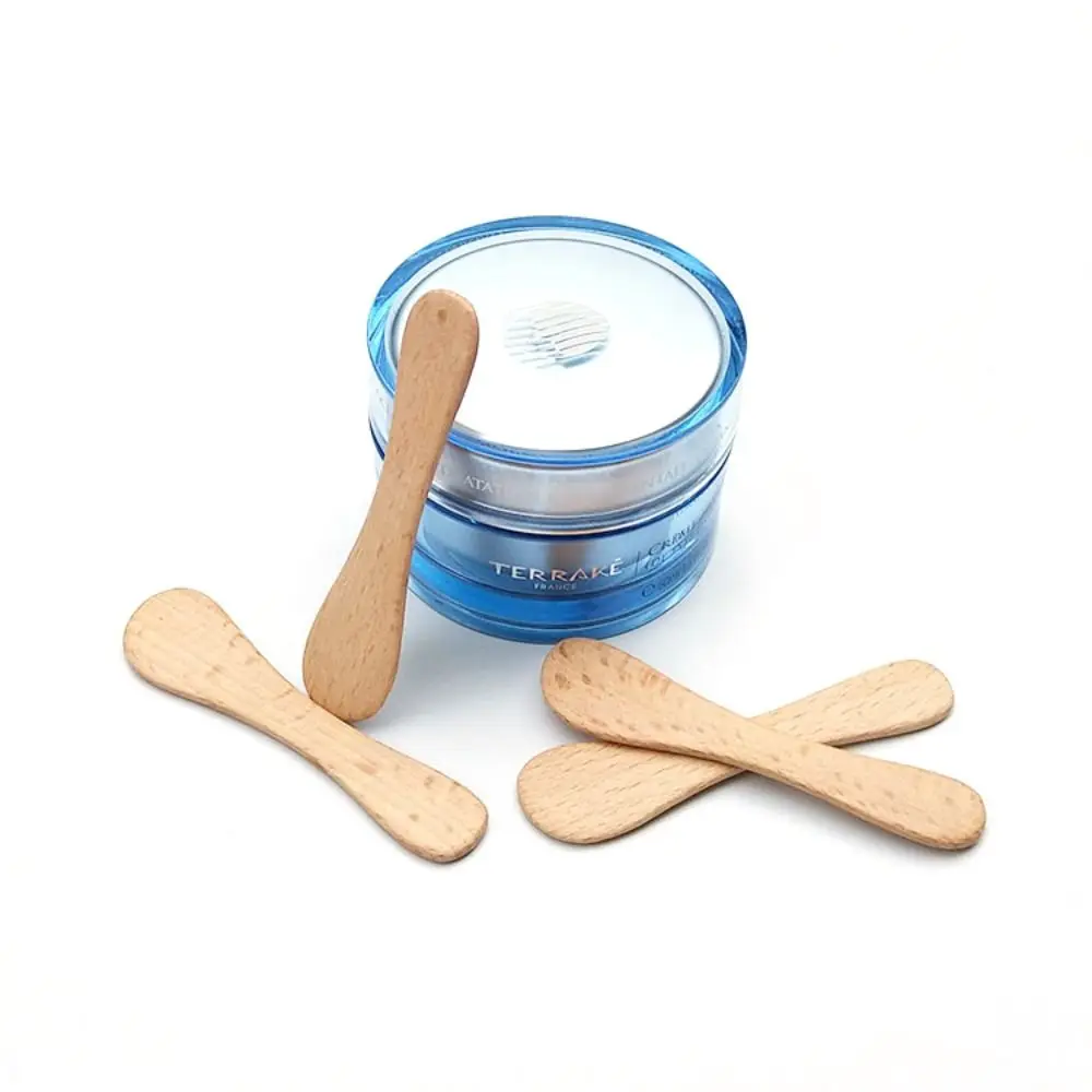 

10Pcs Wood Facial Mask Mixing Stick Hair Removal Cream Stick for Waxing Body Hair Care Body Applicators Sticks