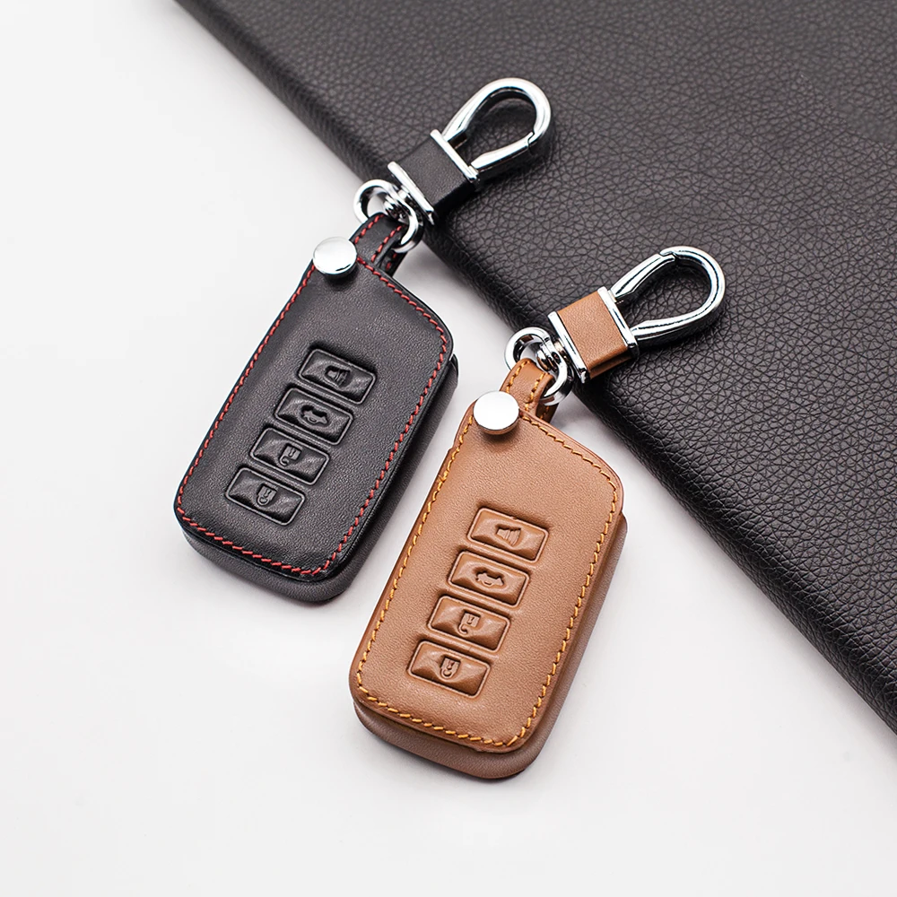 

Carrying Leather Car Key Cover Case For Lexus NX GS RX IS ES GX LX RC 200 250 350 LS 450H 300H Key Case Keychain Accessories