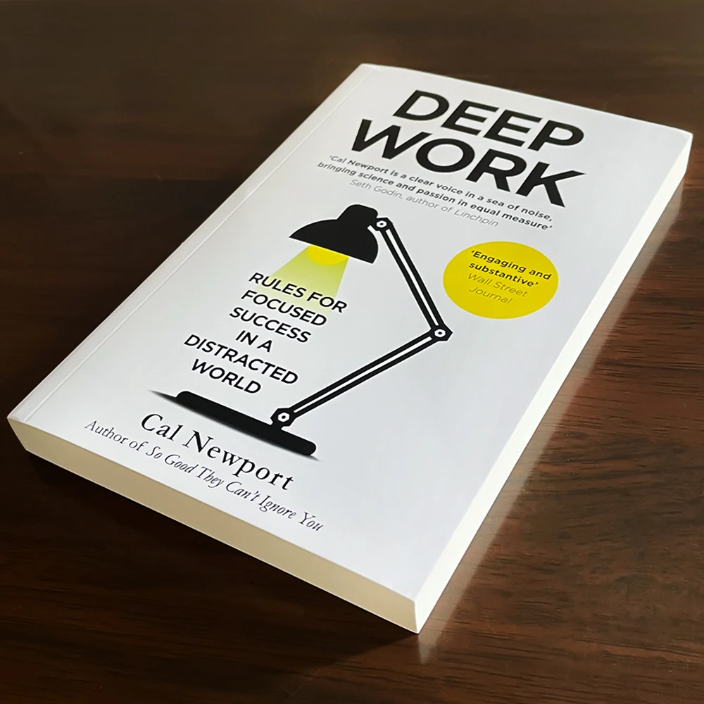 

Adult English Book Deep Work: Rules for Focused Success In A Distracted World By Cal Newport Leadership & Motivation Paperback