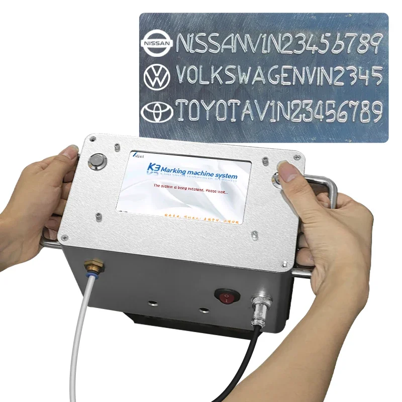 Портативная маркировочная машина Zixu Microdot Peen металлическая метка двигателя код VIN