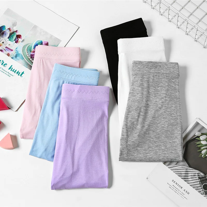 

Girls' cropped leggings summer thin section outside wear foreign style cropped pants in the big boy's modal leggings