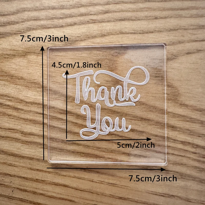 Инструмент для торта спасибо акриловая доска штампов День благодарения выдача