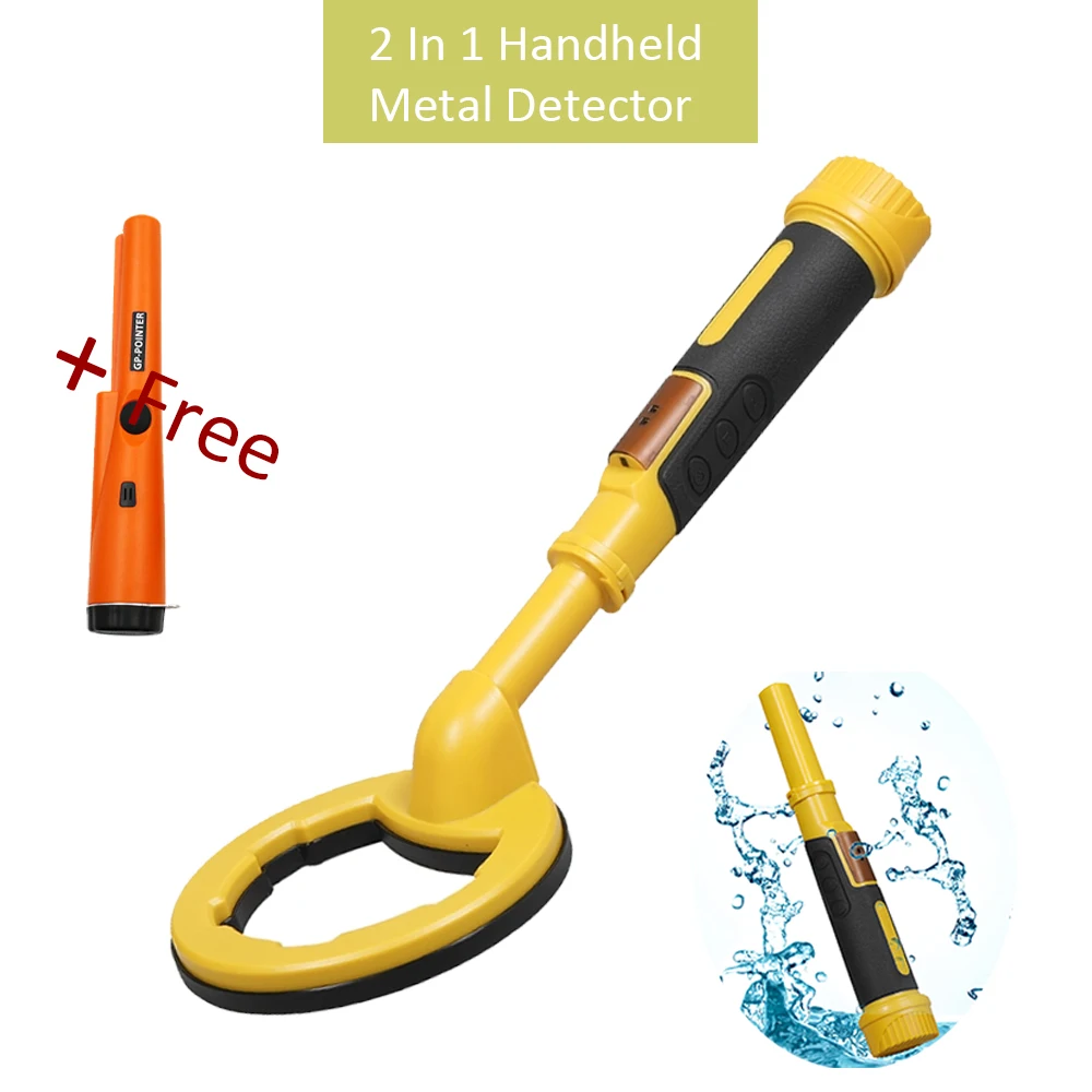 

Hight quality Pulse Dive Underwater Detector Metal Search Detector 2 In 1 Treasure Search Machine 60m Round Probe Pinpointer