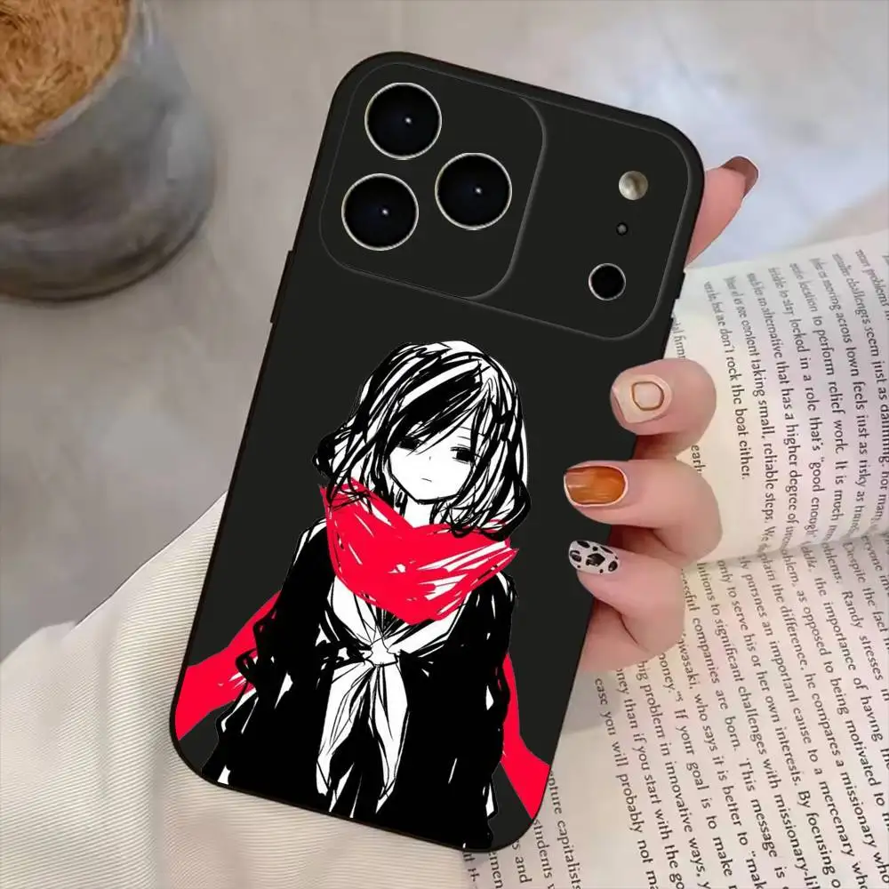 Чехол для телефона Ayano Tateyama Kagerou Project1 для iPhone 17, 16, 15, 14, 13, 12, 11 Plus, Pro Max, черный силиконовый чехол (art.: 3920dadfb30cb) - 3920dadfb30cb