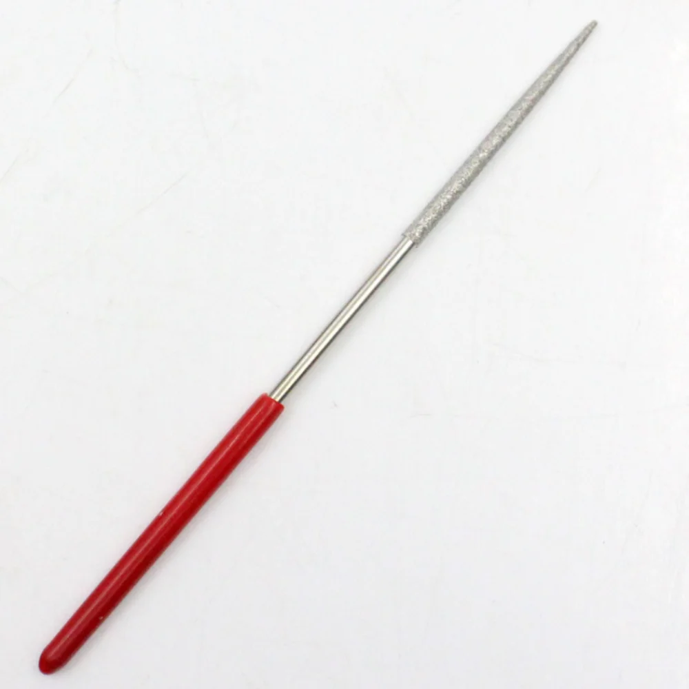 

10Pcs 140mm Round Diamond Needle File Cutting Repair Hand Tools for Metal Ceramic Glass Gem Stone Hardened Steel Jewelry