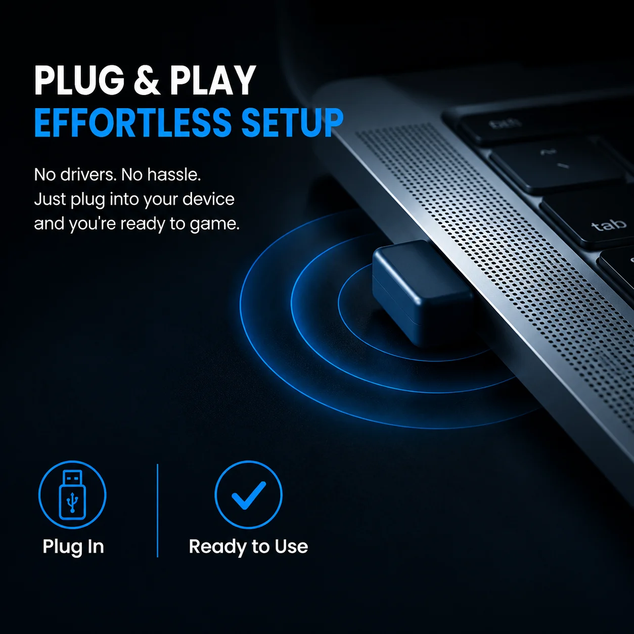Фото USB-C приемник для Logitech G PRO X SUPERLIGHT/SUPERLIGHT 2/G PRO 2 LIGHTSPEED - USB-C адаптер для мыши, адаптер для приема сигнала №3