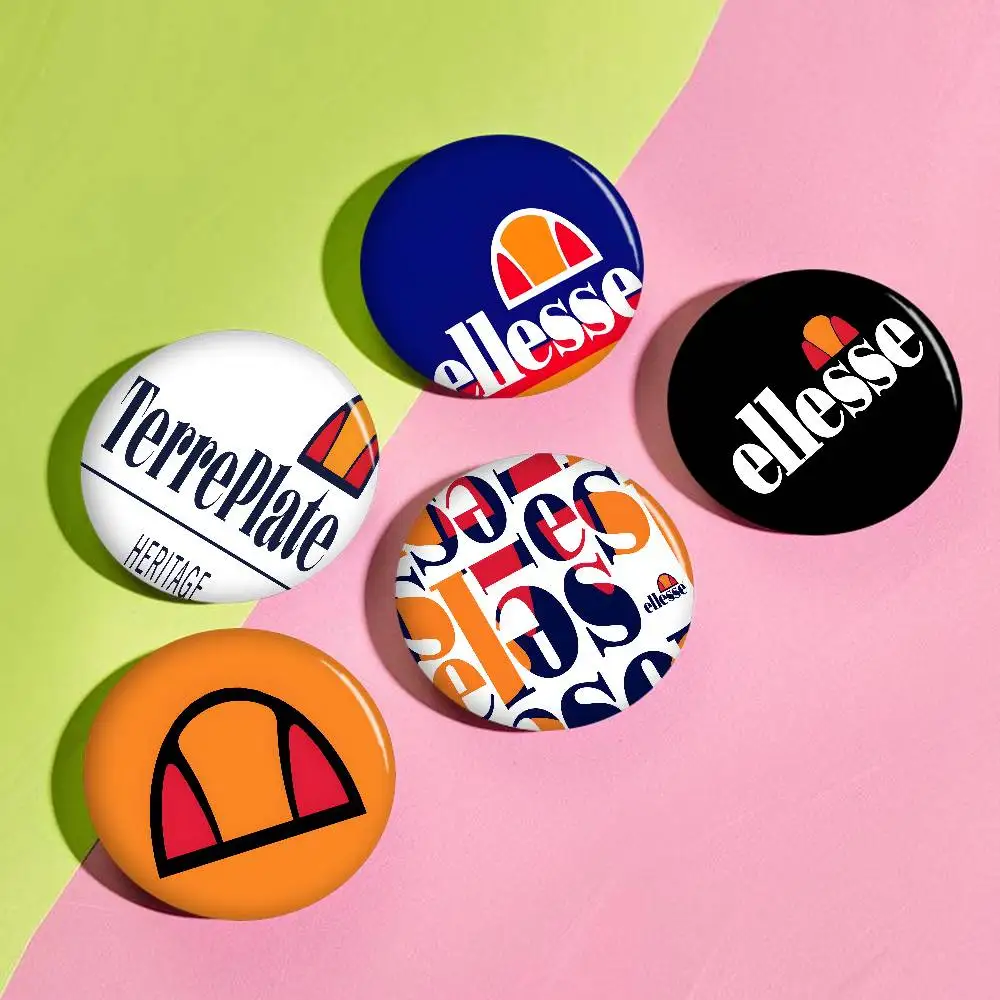Фото E-Ellesse Ретро-спортивный значок-брошь из жести с мягким креплением, металлический значок, аксессуары для одежды, шляп, сумок, ла №1