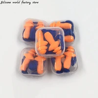 silicone world anti noise soft earplugs case protective silicone waterproof ear plug dive water sports swimming pool accessories