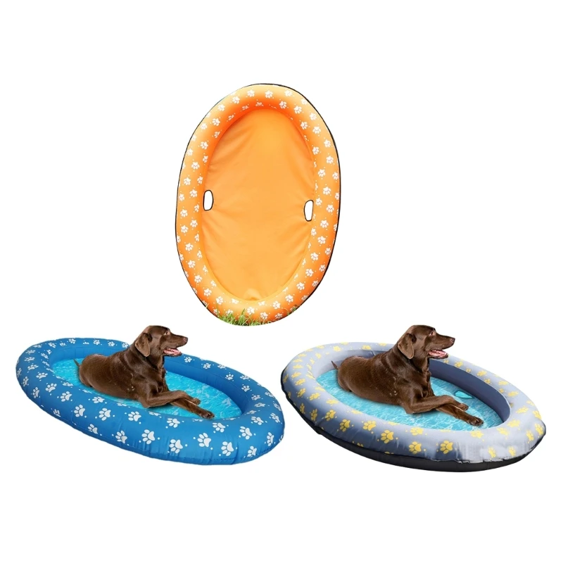 

C90D Portable Dog Swimming Float for Lake River Pool Summer Party Sunbath Toy