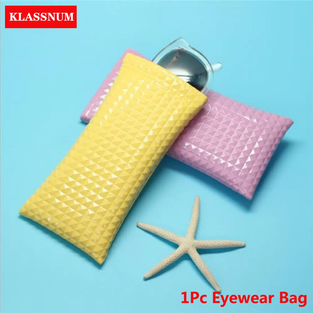 

1 шт., новинка, модная сумка для солнцезащитных очков, чехол из искусственной кожи, стеклянный чехол, кошелек, портативный чехол для хранения ...