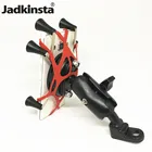 Jadkinsta пластиковый зажим на руль мотоцикла с шариком 25 мм для смартфона для камер Gopro