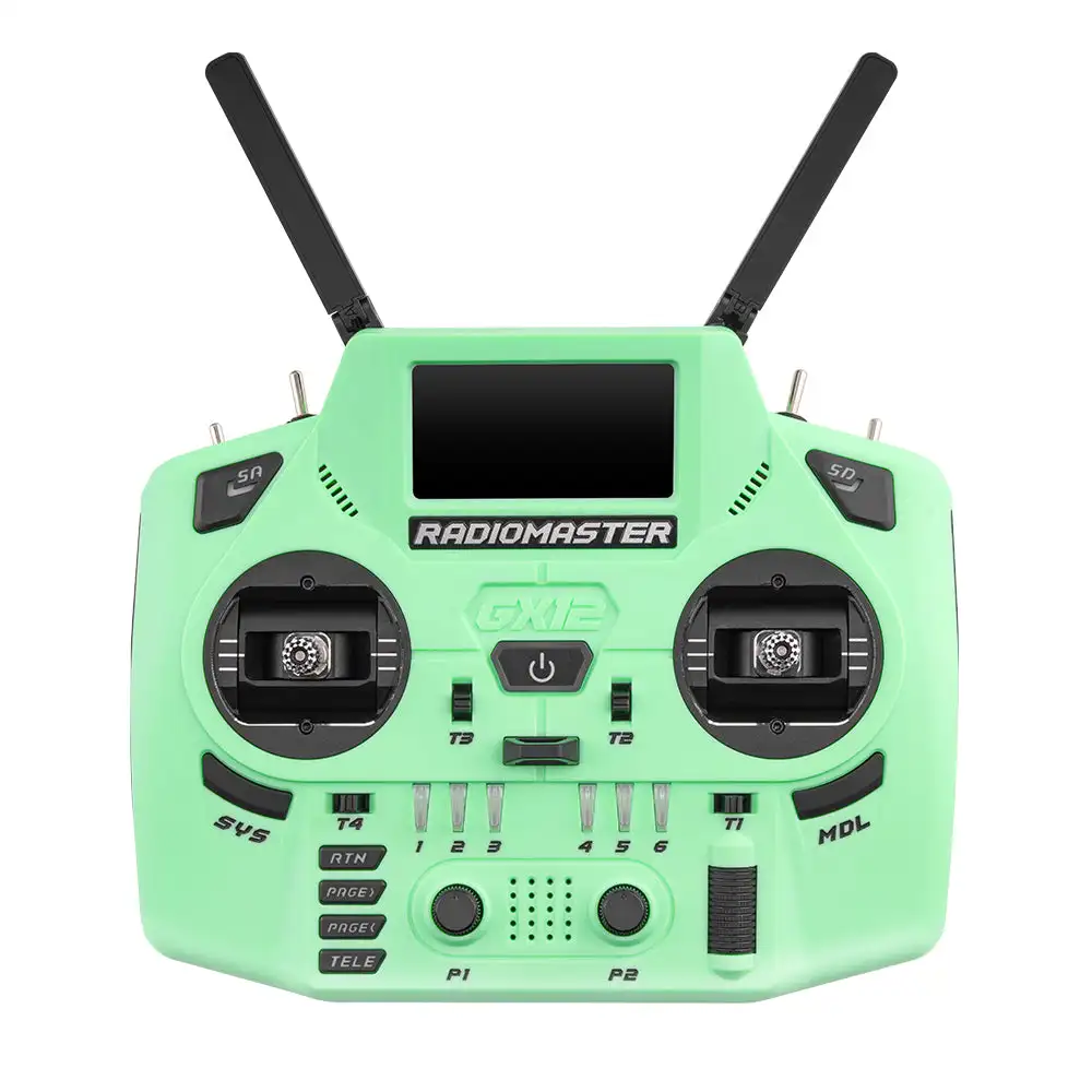 Radiomaster GX12 Crush Mint Mist Dual-Band ELRS 2.4GHz Sub-G 900MHz Xrossband Gemini-X Radio Controller