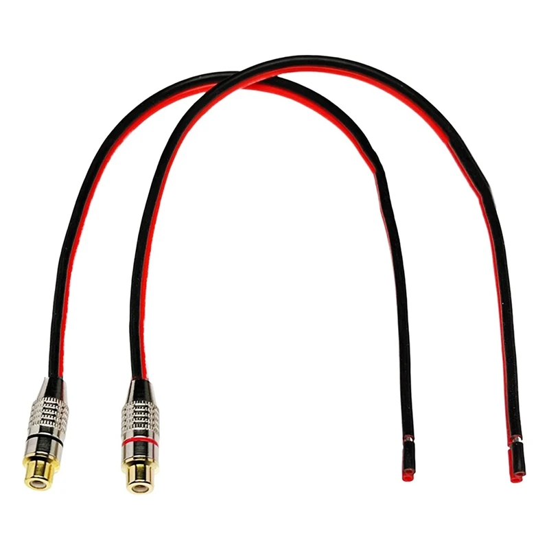 

Speaker Wire 14 AWG With Phono RCA Female Jack, 2 Channels