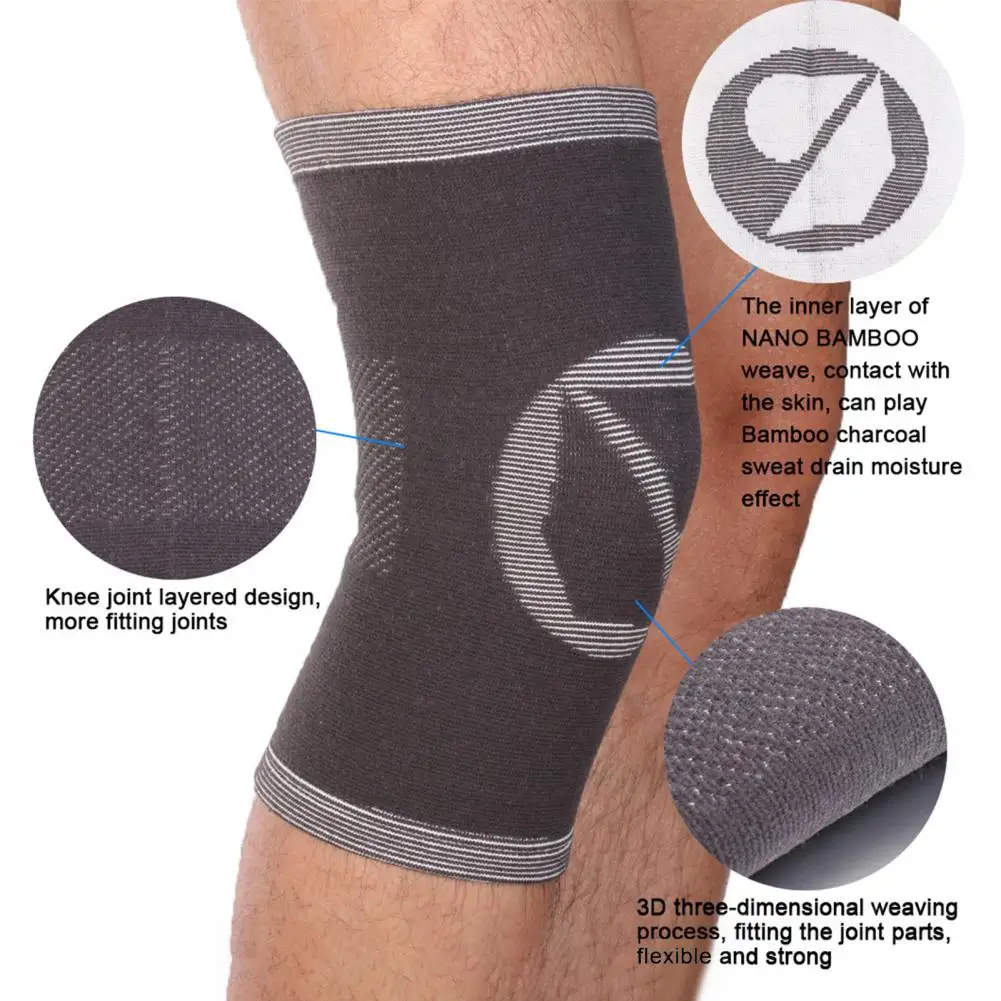 

1PC Compression Knee Brace Workout Knee Support for Joint Pain Relief Running Biking Basketball Knitted Knee Sleeve for Adult