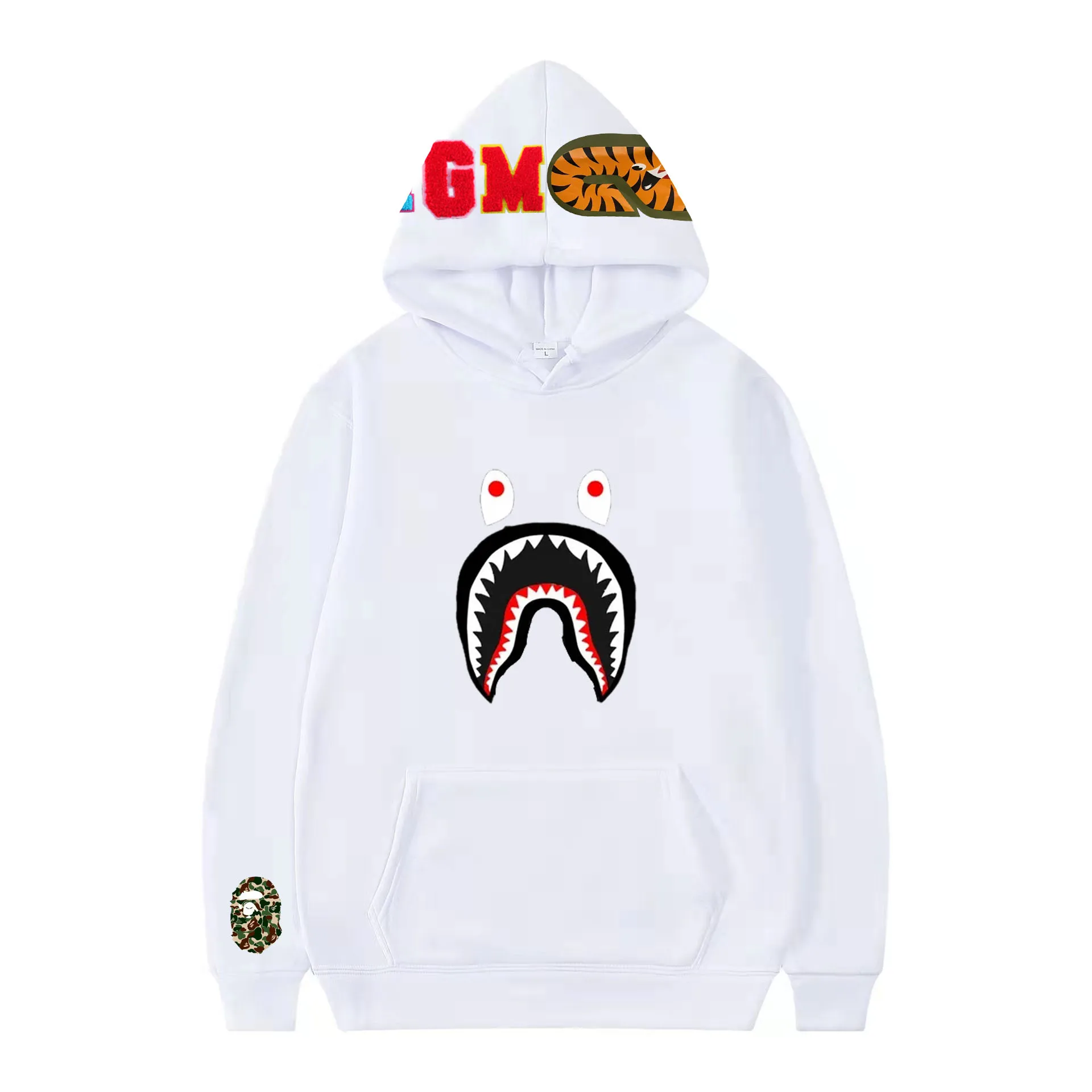 

2022 Spring and Autumn New Men's and Women's Hooded Sweater Casual Harajuku Sweater Cotton Couple Jogging Super Street Pullover