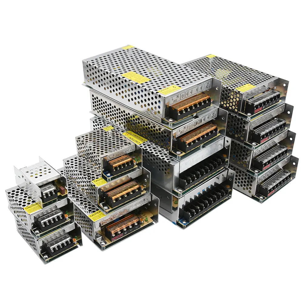 

Switching Power Supply AC 220V To DC 12V 25W 60W 100W 150W 200W 300W 400W 500W Light Transformer for LED Strips CCTV