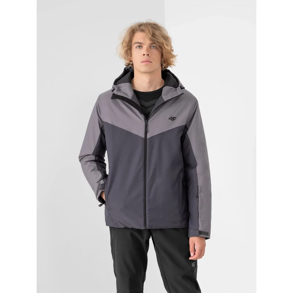 Горнолыжная куртка мужская 4F Men'S Ski Jackets H4Z21-KUMN002-27M полиэстер серый |
