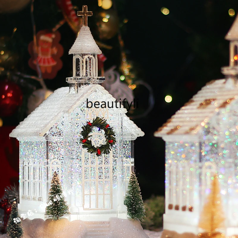 

HJ Christmas Gift Music Box Music Box Crystal Ball Decorations
