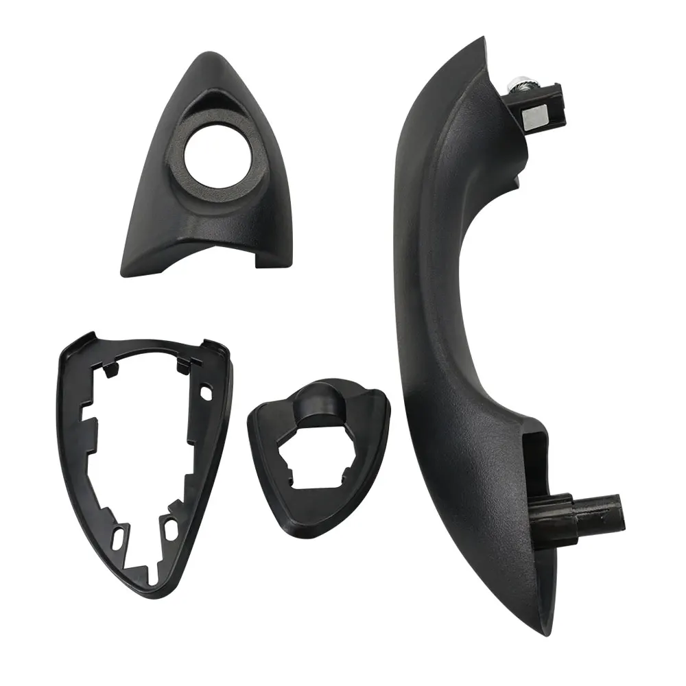 Klamka drzwi po stronie kierowcy w kolorze ciemnocznym na prawej do zewnętrznych części bocznych BMW X5 Cars