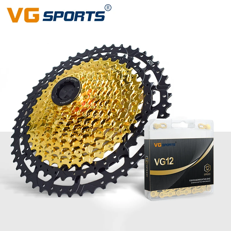 

VG Sports 12 Speed MTB Road Bike Chain 12s Bicycle Chain 126Links with Connector Master Links for Bicycle Parts Accessories