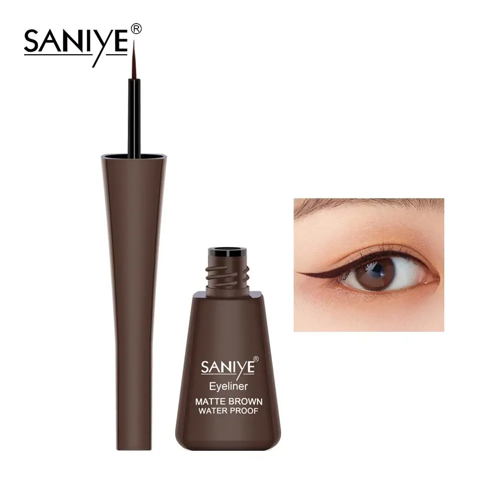 

Black Brown Eyelid Enhancer Fast-dry Smooth Eye Liner Pen Waterproof Women's Cosmetics Eye Eyeliner Cosmetics Makeup Matte