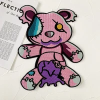 bear embroidery patches letter embroidery patches cartoon badges clothing accessories sewing supplies ironing patches