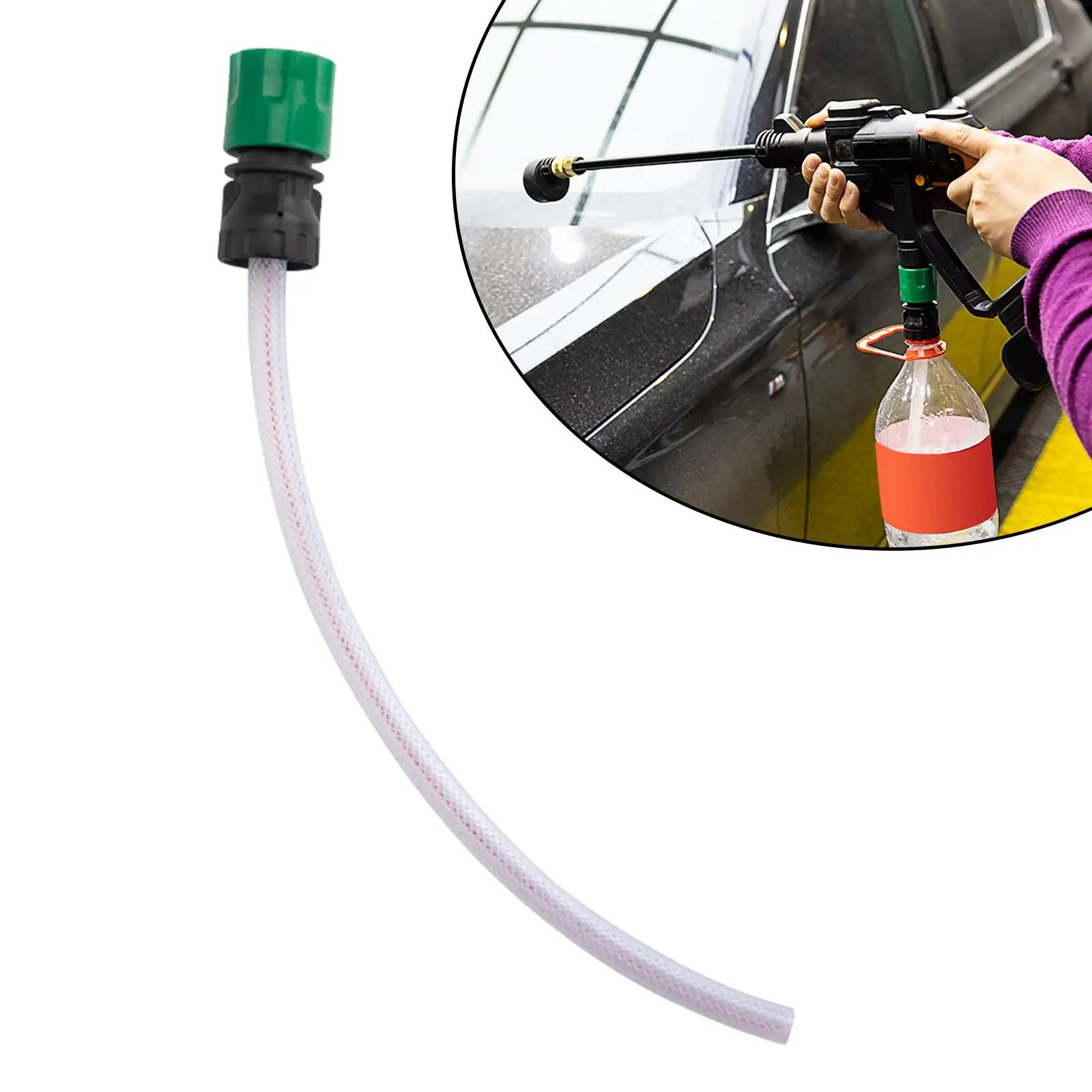 Water Bottle adapter Washing Accessories Universal Car Wash Water Pipe Hose Pipe Pressure Washer Bottle Connector Nozzle