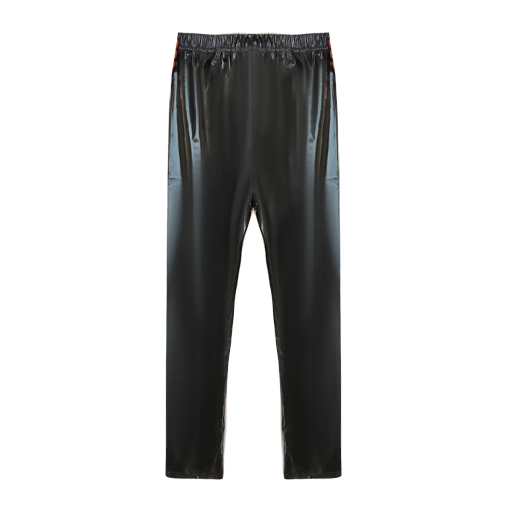 

Fashion Men's PU Leather Legging Pants Wet Look Skinny Pencil Pants Trousers Clubwear Tight Stage Pants