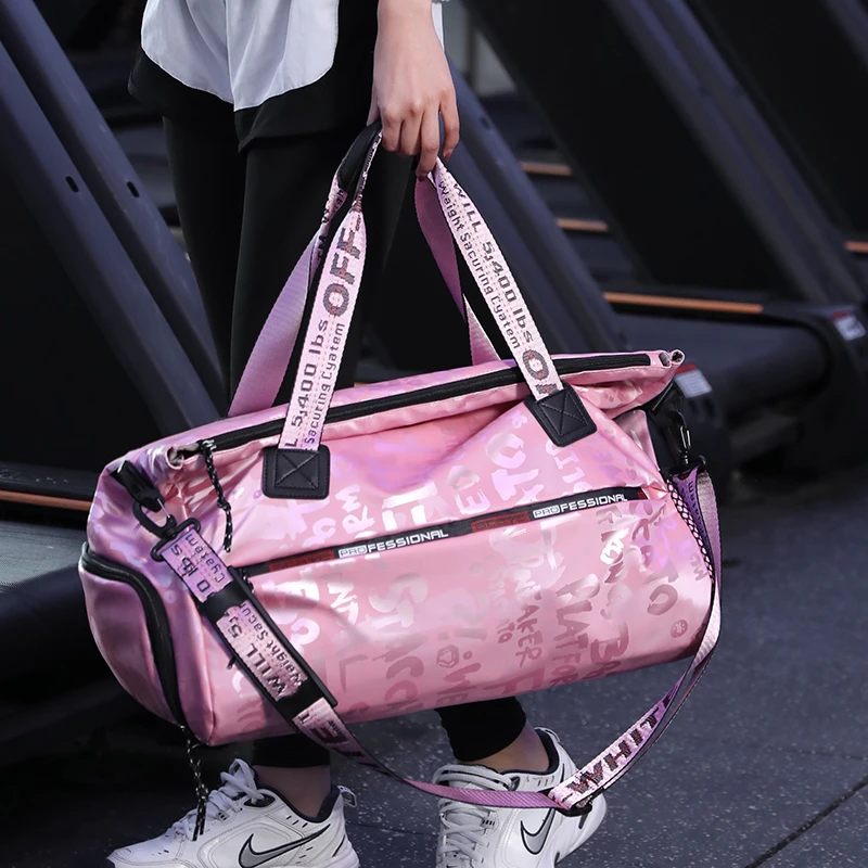 YILIANFitness bag female small light dry wet separate sports bag male short haul portable travel bag waterproof luggage backpack