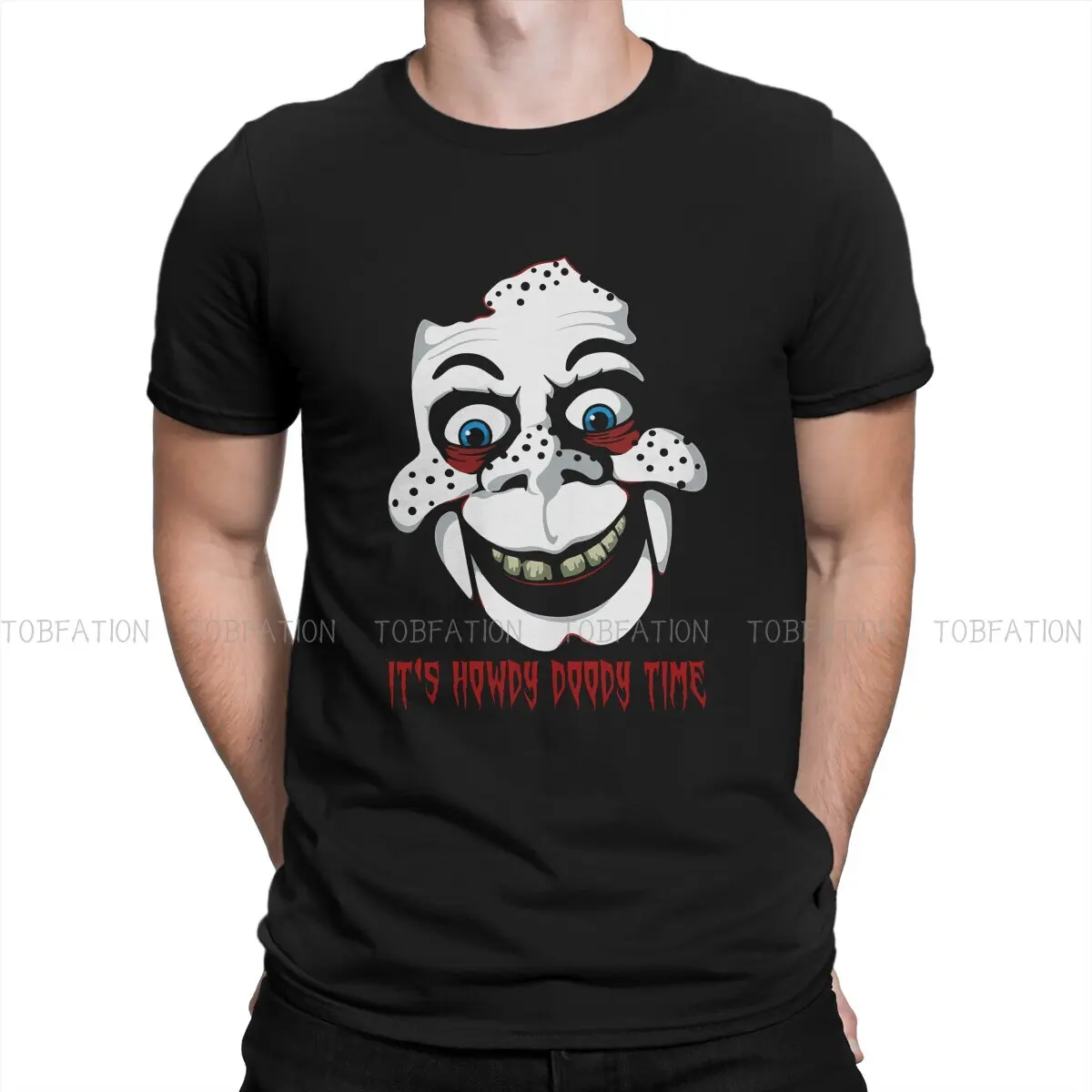 

The Exorcist Horror Film Original TShirts It’s Howdy Doody Time Distinctive Men's T Shirt New Trend Clothing Size S-6XL