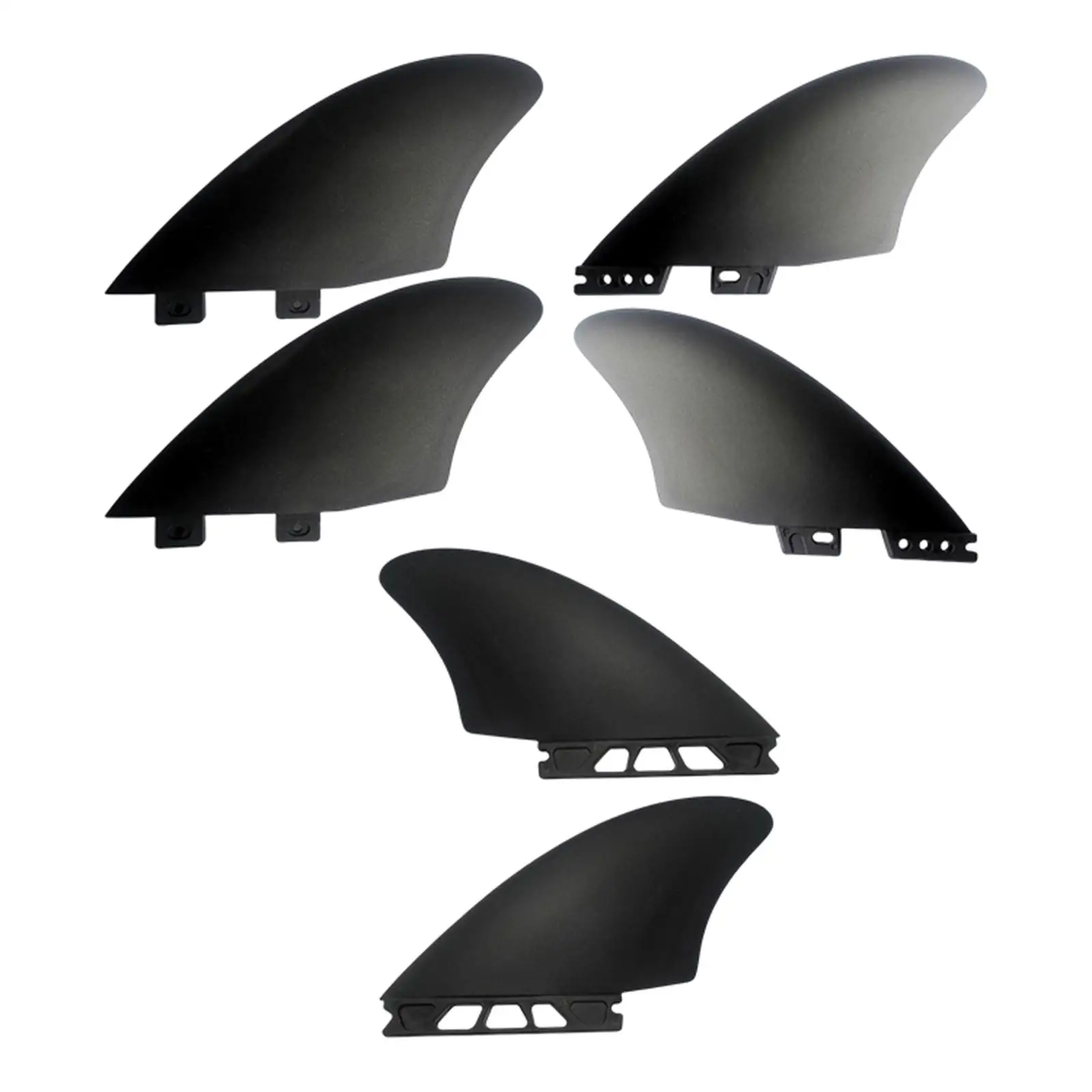 

2x Surfboard Fin Surfboard Tail Rudder Replacement for Stand up Paddleboard