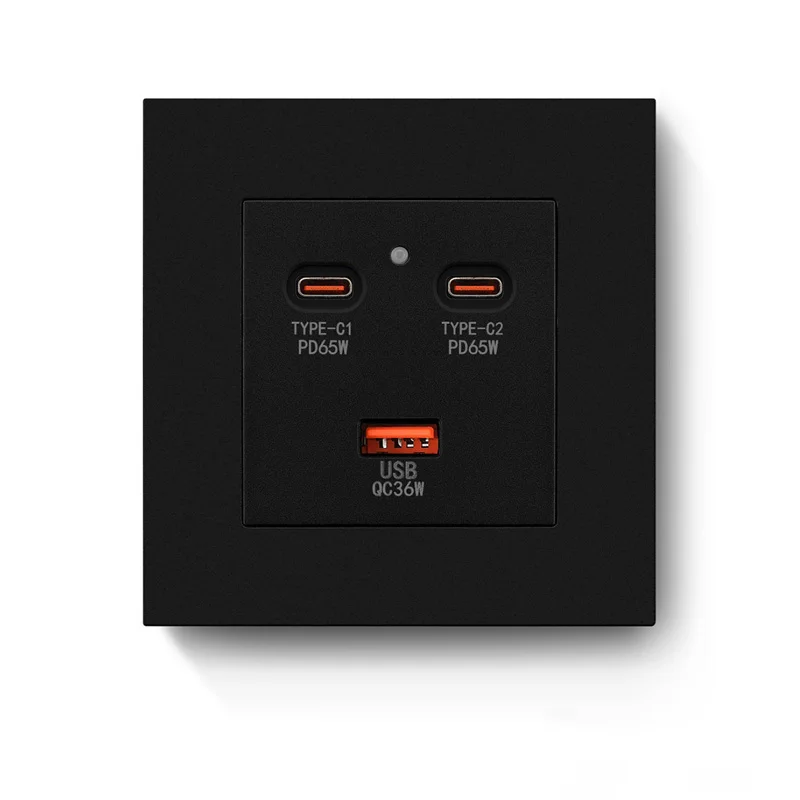 

HSIMNENSII панель быстрой зарядки USB Type-C 65 Вт белая/черная/серая