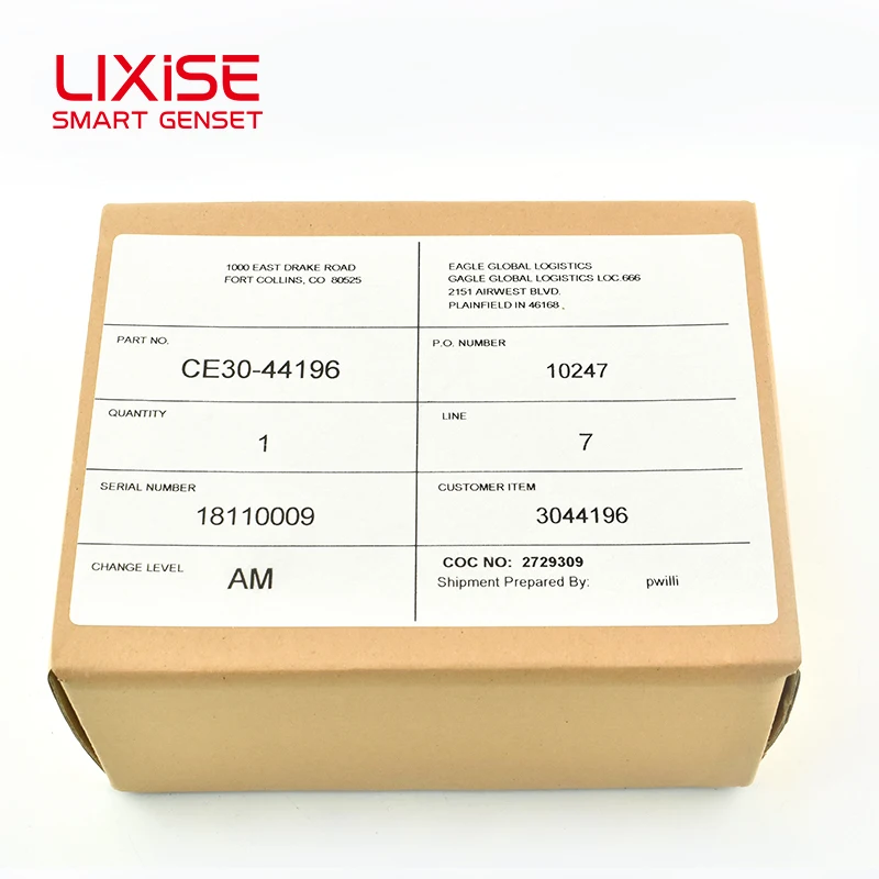 3044196 дизельного генератора LIXiSE электронный регулятор скорости RPM блок управления