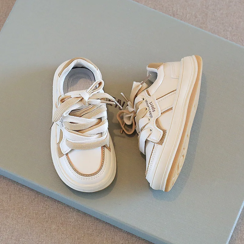 

Children's sports shoes board shoes boys and girls casual soft bottom student running shoes