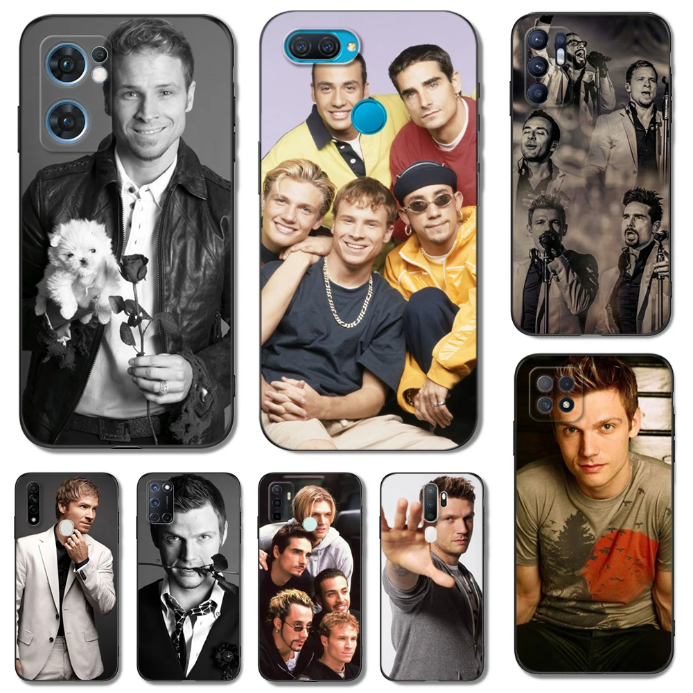 Флейта для OPPO Reno 6 5 3 4 4Z 4F SE 5F 5Z PRO PLUS lite 6 6z 4G Черный чехол ТПУ Backstreet Boys BSB Group Band