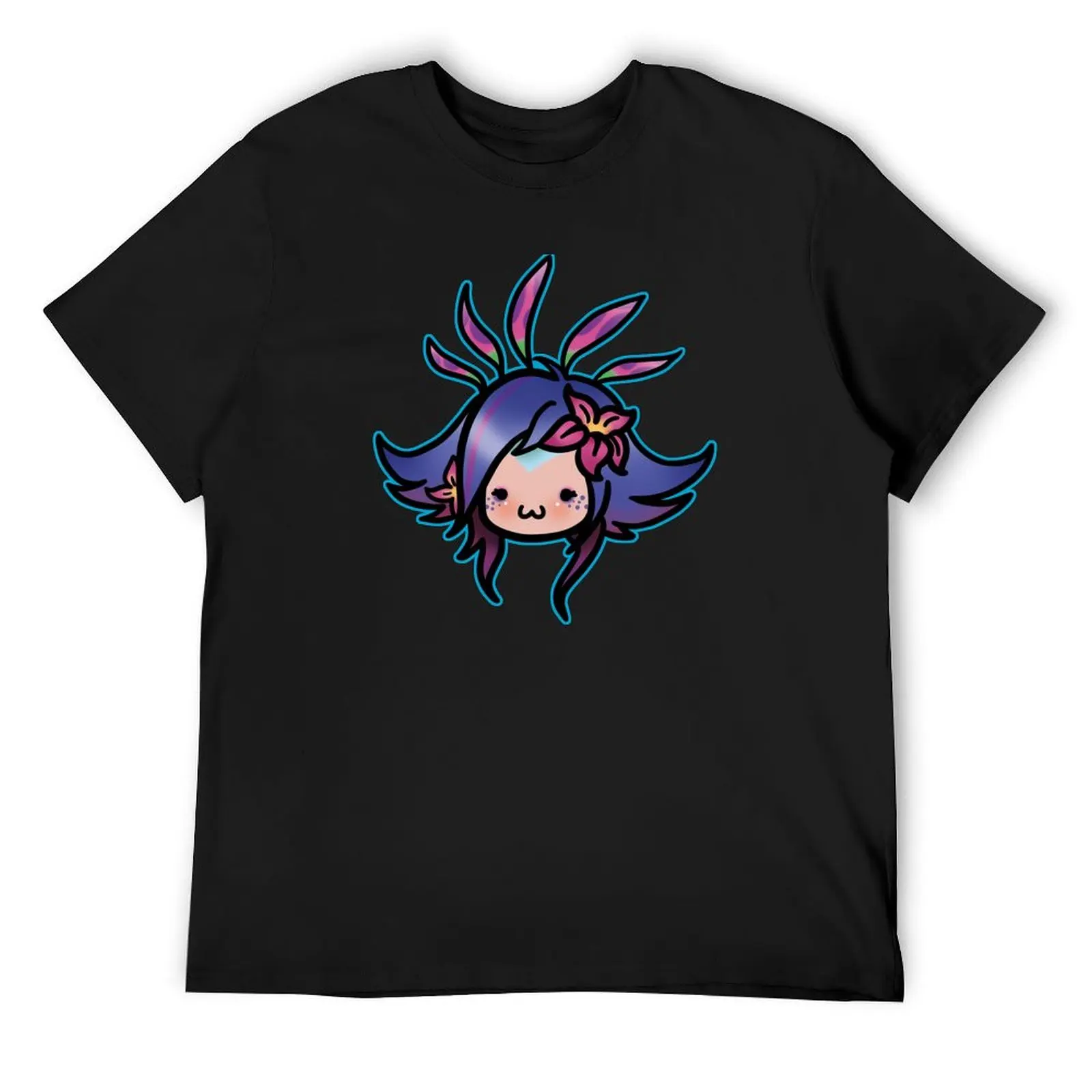Футболка Neeko Cute Head одежда в стиле аниме дизайнерские рубашки топы больших