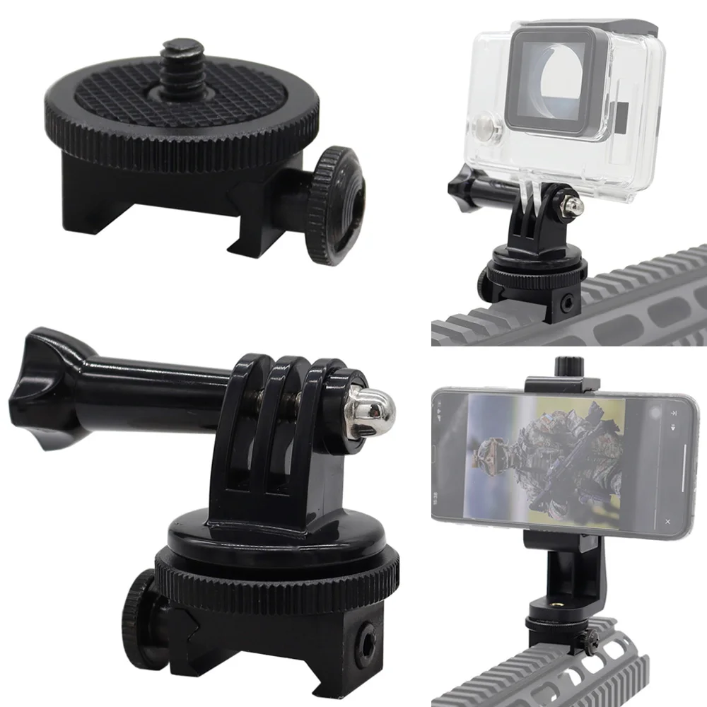 Тактический 20 мм планка Пикатинни держатель для мобильного телефона спортивный