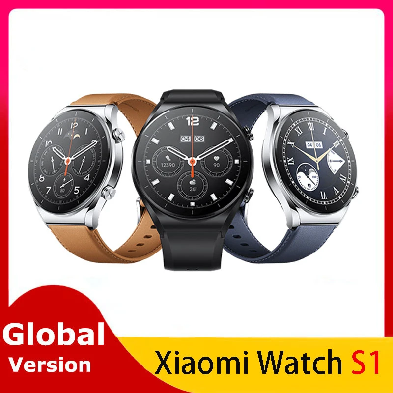 

Global Version Xiaomi Watch S1 Mi Smartwatch 1.43 " AMOLED Display Wireless Charging 12 Days Battery Life Bluetooth™ Answer Call
