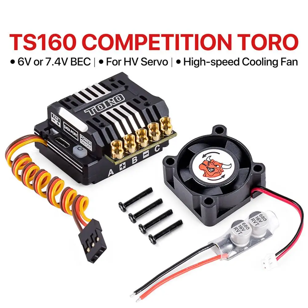 

SKYRC TS160 Pro 160A бесщеточный сенсорный ESC 6V 7,4 V BEC для 1/10 туристических автомобилей 1/10 Багги ползунки контроллер скорости