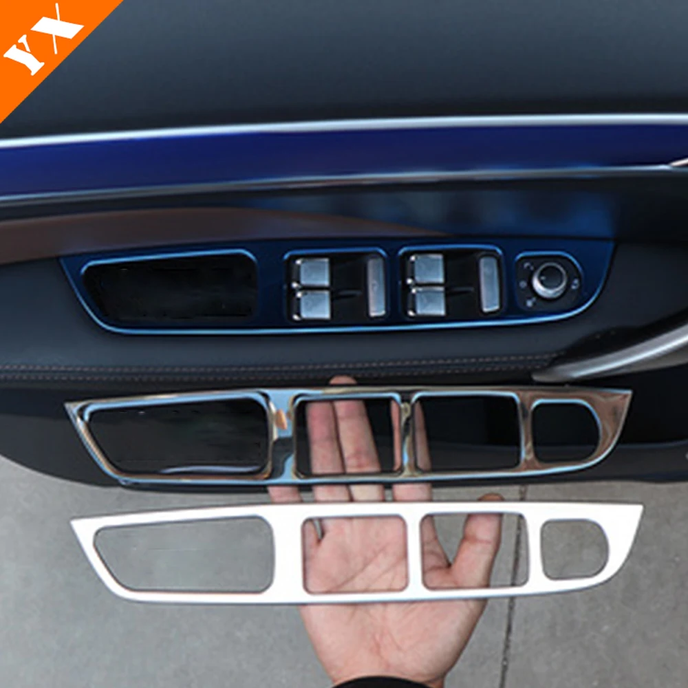 

Нержавеющая сталь, черный, серебристый, синий цвет, отделка для Geely Coolray 2019-2022, стекло для автомобильного окна, старт-ап, подъемная панель, декоративная Защитная крышка